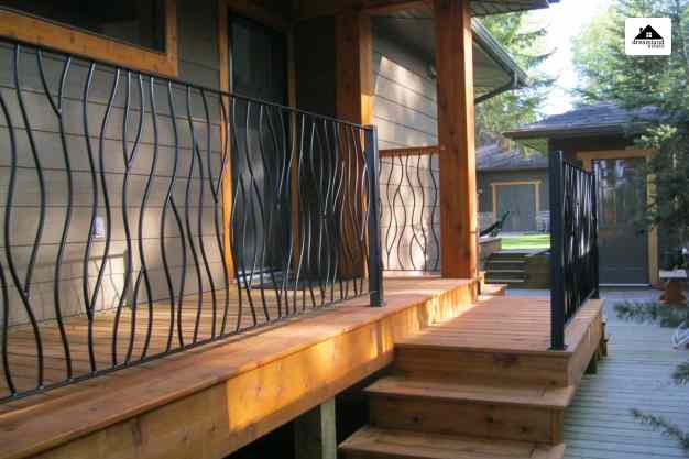 Wrought Iron Deck Skirting