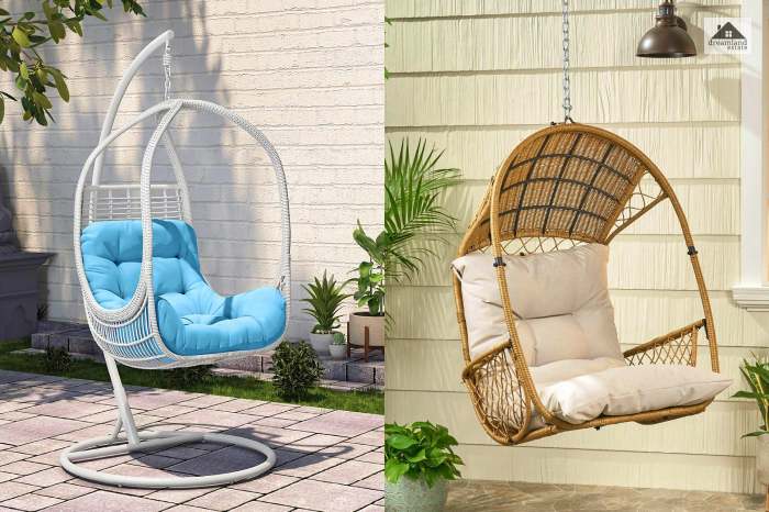 Swing Chair On Back Porch