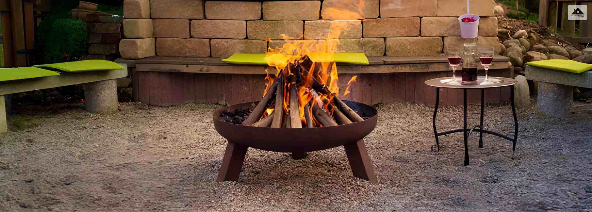 Rustic fire pit ideas