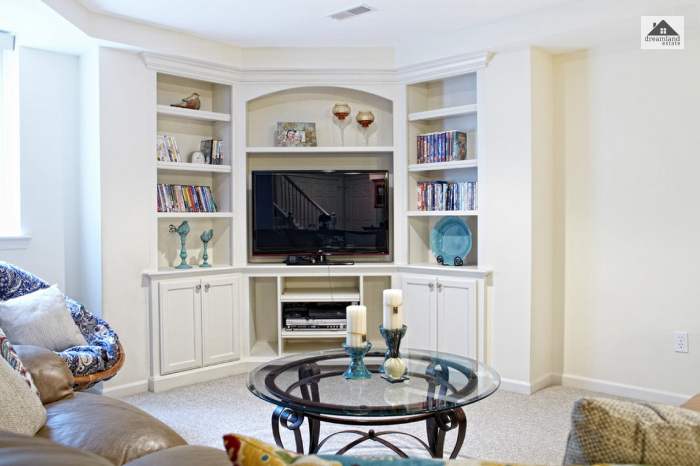 Corner Storage Cabinets For Rounded Corner