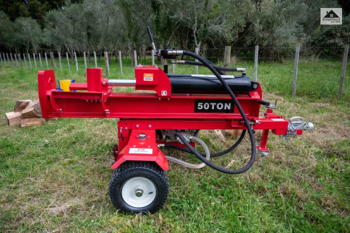 Electric Model Log Splitter