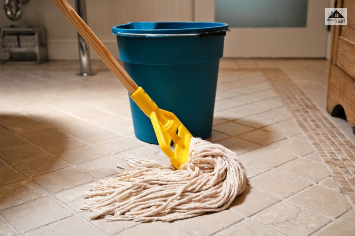 Mop The Floor With Wet Mopping