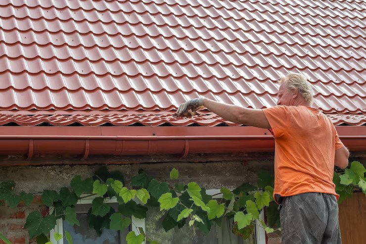 Removing debris from your roof 