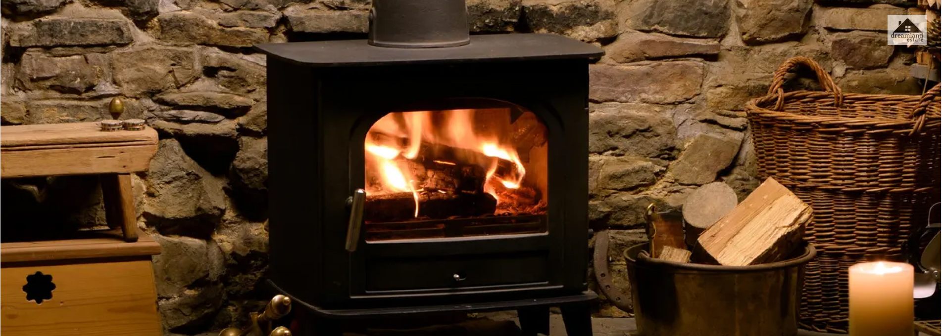 wood burning stove