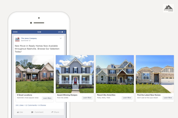 Facebook as real estate social network