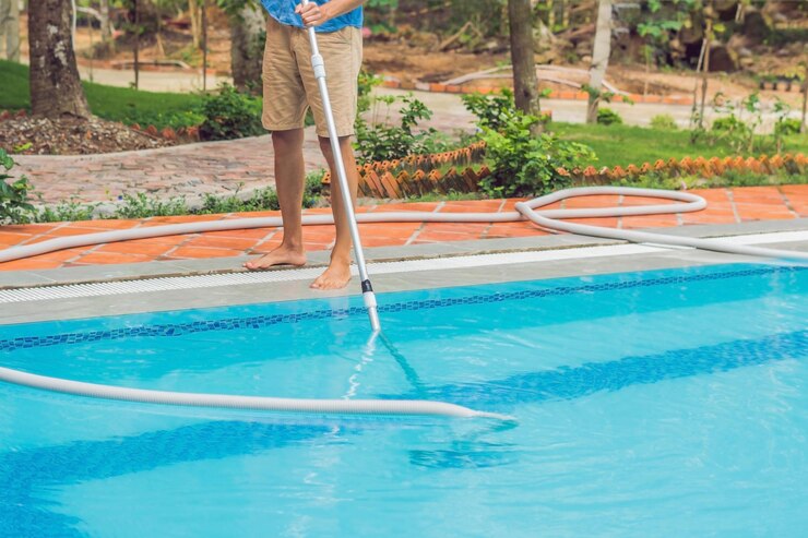 Pool cleaning process