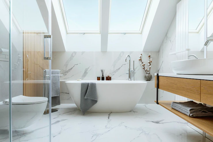 stylish-bathroom-interior-design-with-marble-panels-bathtub-towels-other-personal-bathroom-accessories-modern-glamour-interior-concept-roof-window-template_431307-6989