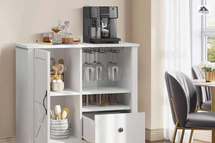 Modern Coffee Bar Cabinet