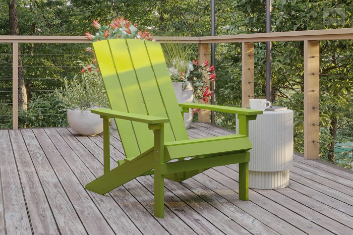 Top 5 Plastic Adirondack Chairs Of 2023   Traditional Grand Park Lime Plastic 