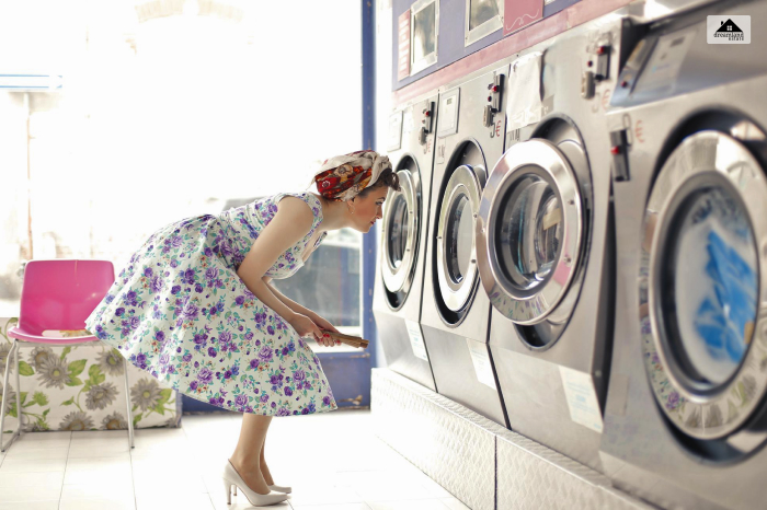 Washer and dryer for each unit